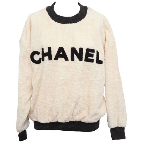 chanel sweatshirt uk|vintage Chanel sweater.